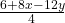 \frac{6+8x-12y}{4}