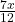 \frac{7x}{12}