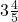 3 \frac{4}{5}